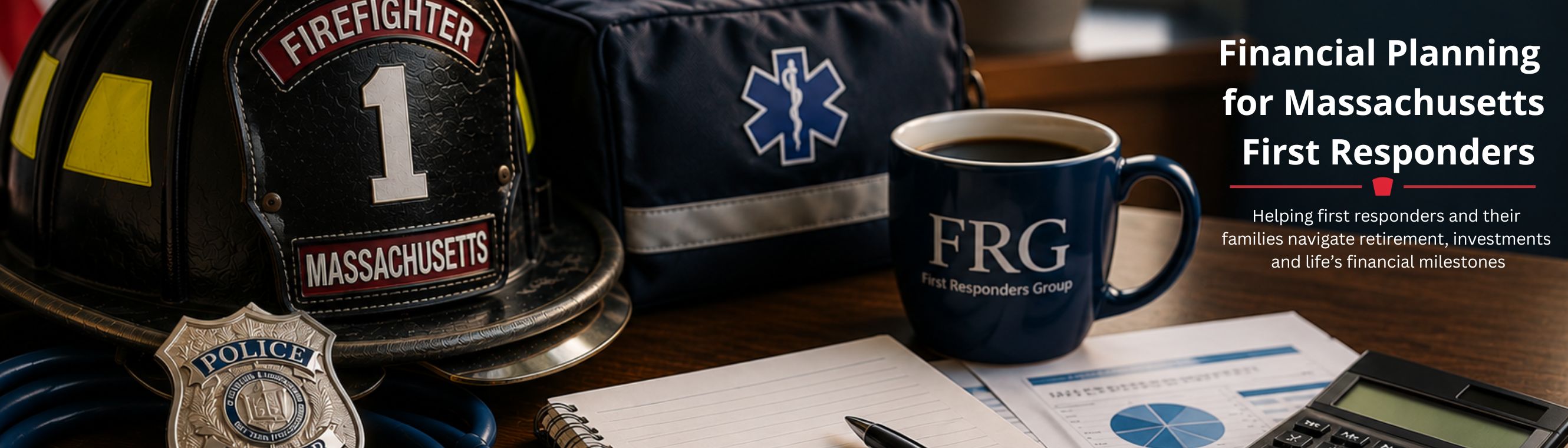 Financial Planning  for Massachusetts  First Responders Helping first responders and their  families navigate retirement, investments  and life’s financial milestones